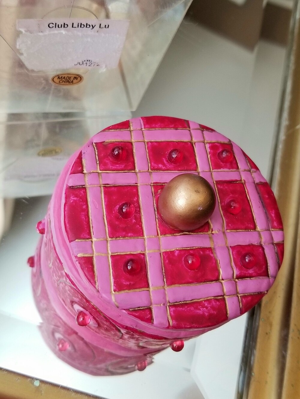 ❗Vintage 2000s Club Libby Lu Ceramic Pink Trinket Box❗